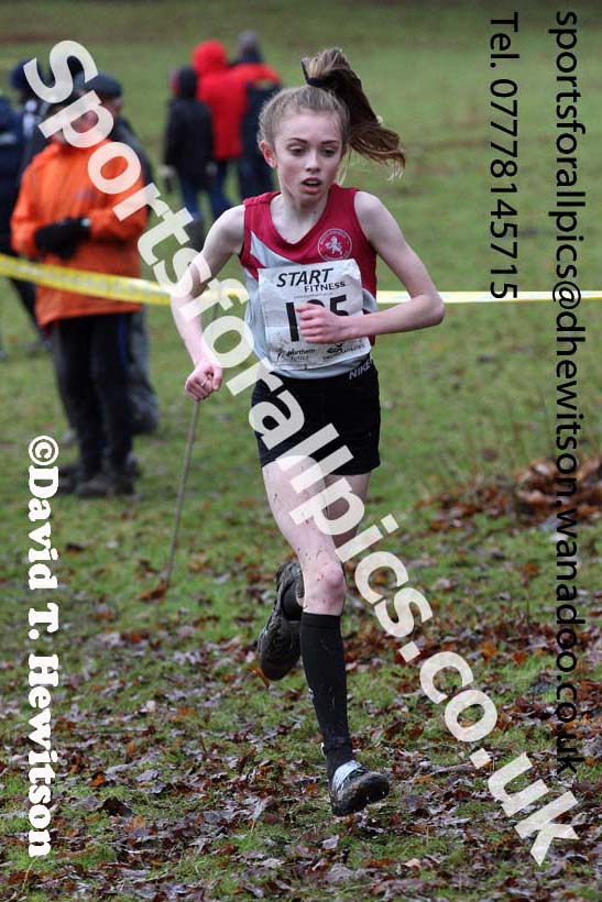 Girls under-15s Northern Cross Country, Knowsley Safari Park. Photo: David T. Hewitson/Sports for All Pics